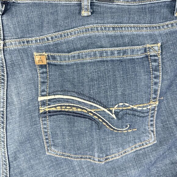 Aura by Wrangler Jeans Womens 22 (Fits 44x30) Blue - Picture 6 of 11